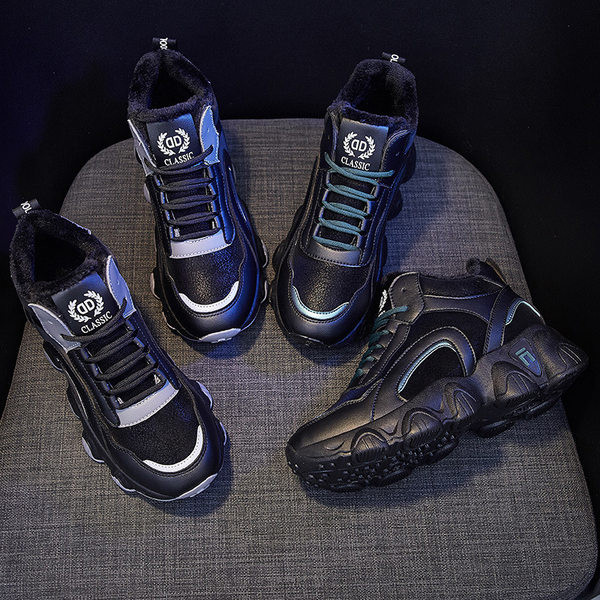 Tenisi dama din piele ecologica - cu talpa aspra