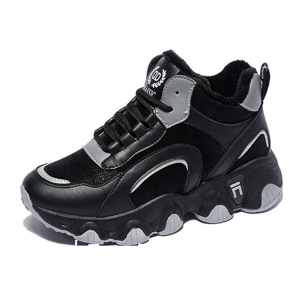 Tenisi dama din piele ecologica - cu talpa aspra