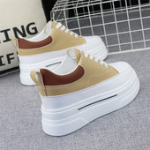 Ženske ležerne tenisice s platformom na vezanje