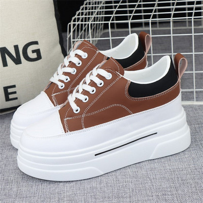 Ženske ležerne tenisice s platformom na vezanje