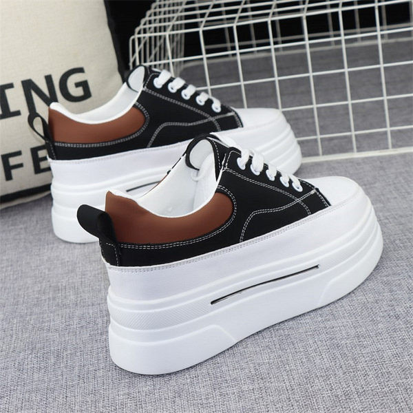 Ženske ležerne tenisice s platformom na vezanje