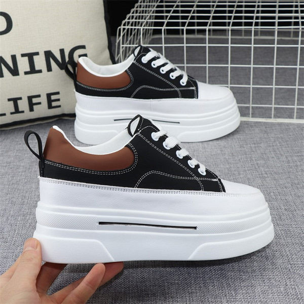 Ženske ležerne tenisice s platformom na vezanje