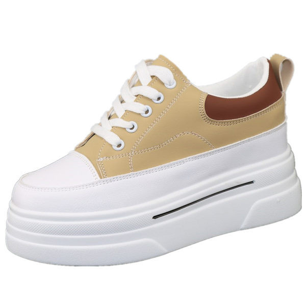 Ženske ležerne tenisice s platformom na vezanje