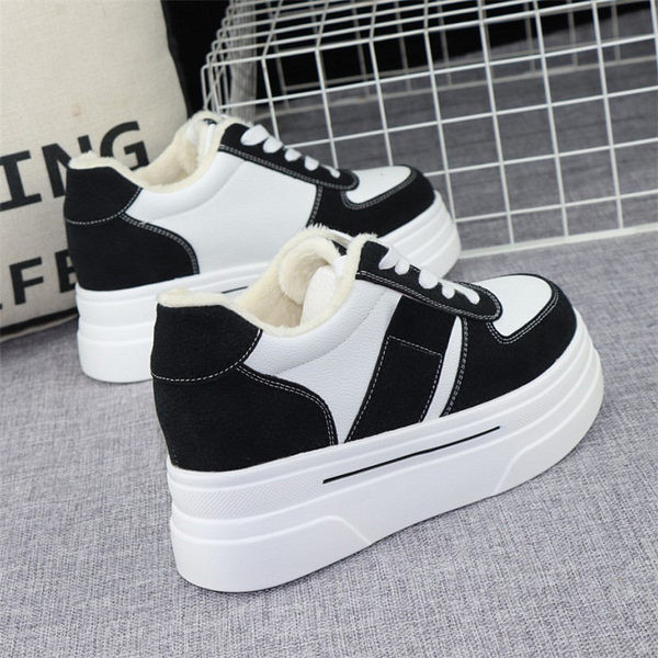 Uus mudel, sooja voodriga pitsilised kõrged tossud naistele