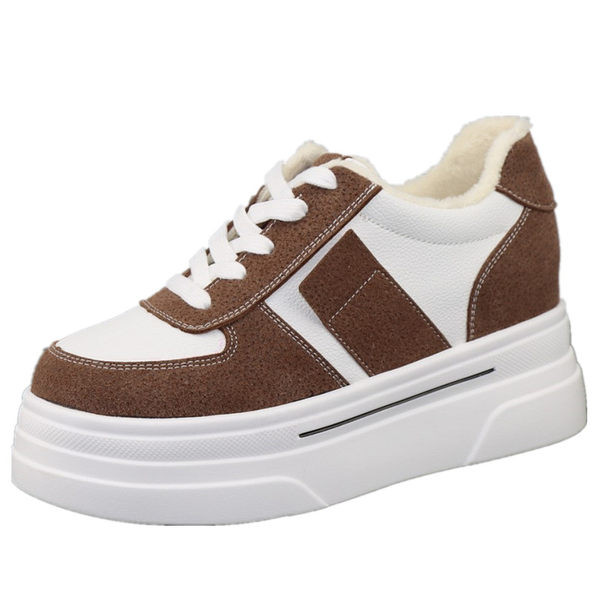 Uus mudel, sooja voodriga pitsilised kõrged tossud naistele