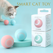 Интелигентни играчки за котки Автоматична търкаляща се топка Електрически играчки за котки Интерактивни за обучение на котки Самодвижещи се играчки за котета Аксесоари за домашни любимци