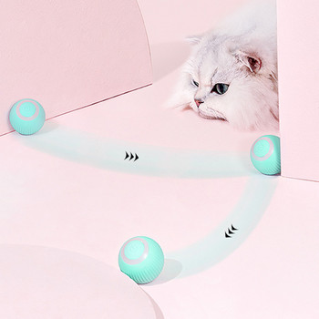Έξυπνα παιχνίδια γάτας Αυτόματη κυλιόμενη μπάλα Ηλεκτρικά παιχνίδια για γάτες Διαδραστικά για γάτες Εκπαίδευση Αυτοκινούμενα παιχνίδια γατών Αξεσουάρ για κατοικίδια
