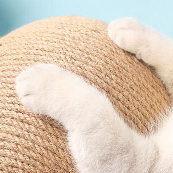 Παιχνίδι γάτας με μπάλα που γρατσουνίζει γατάκι Σιζάλ Σχοινί μπάλας σανίδας λείανσης πατούσες Παιχνίδια Γάτες Ξυστή Ανθεκτικά στη φθορά Προμήθειες για έπιπλα κατοικίδιων ζώων