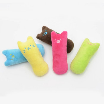 Rustle Sound Catnip Toy Cats Προϊόντα για κατοικίδια Χαριτωμένα παιχνίδια για γάτες για γατάκια που τρίβουν δόντια γάτας Λούτρινο μαξιλάρι αντίχειρα Αξεσουάρ για κατοικίδια