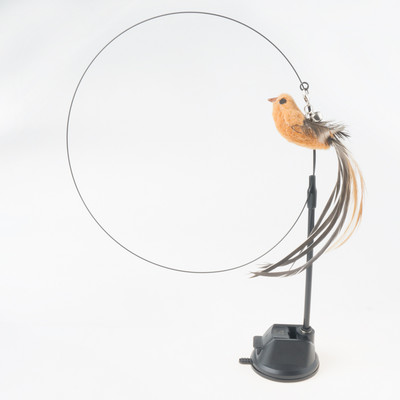 Handfree Ραβδί γάτας για πουλί/φτερό με πανίσχυρη βεντούζα διαδραστικά παιχνίδια για γάτες Προϊόντα για άσκηση κυνηγιού γατών για κατοικίδια