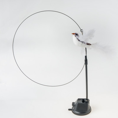 Handfree Ραβδί γάτας για πουλί/φτερό με πανίσχυρη βεντούζα διαδραστικά παιχνίδια για γάτες Προϊόντα για άσκηση κυνηγιού γατών για κατοικίδια