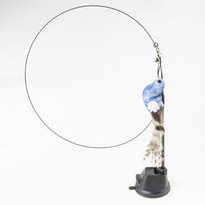 Handfree Ραβδί γάτας για πουλί/φτερό με πανίσχυρη βεντούζα διαδραστικά παιχνίδια για γάτες Προϊόντα για άσκηση κυνηγιού γατών για κατοικίδια