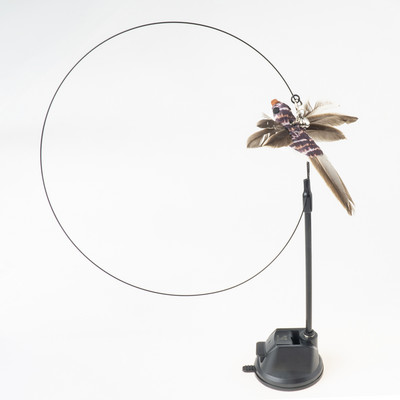 Handfree Ραβδί γάτας για πουλί/φτερό με πανίσχυρη βεντούζα διαδραστικά παιχνίδια για γάτες Προϊόντα για άσκηση κυνηγιού γατών για κατοικίδια