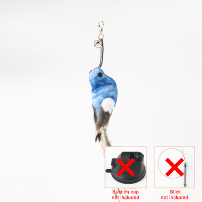 Handfree Ραβδί γάτας για πουλί/φτερό με πανίσχυρη βεντούζα διαδραστικά παιχνίδια για γάτες Προϊόντα για άσκηση κυνηγιού γατών για κατοικίδια