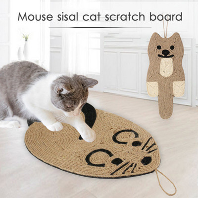 Aranyos macska karcoló pad kisállat kellékek cica hullámpapír karton kisállat játék Körömkaparó szőnyeg Kopásálló