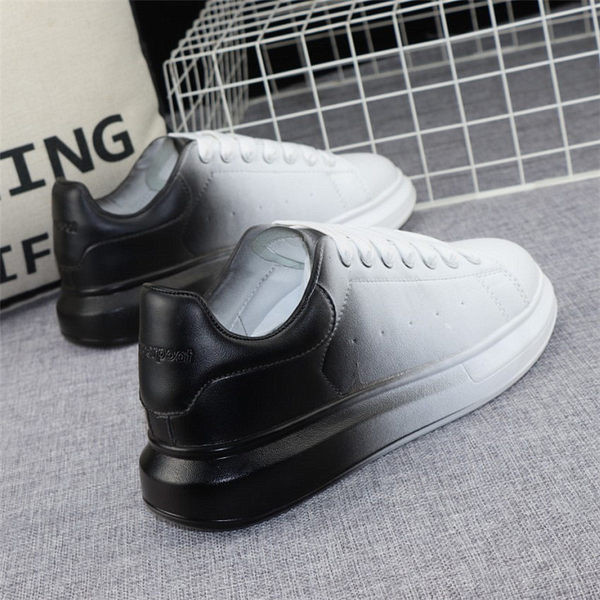 Trendovske ženske tenisice na vezanje od eko kože u preljevima boja