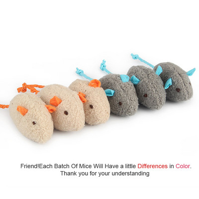 6buc Mix Jucărie pentru animale de companie Catnip Soareci Pisici Jucării Fun Plush Mouse Pisici Jucărie pentru pisoi