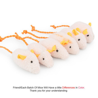 6buc Mix Jucărie pentru animale de companie Catnip Soareci Pisici Jucării Fun Plush Mouse Pisici Jucărie pentru pisoi