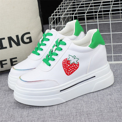 Γυναικεία Casual Sneakers με Πλατφόρμα και Απλικέ