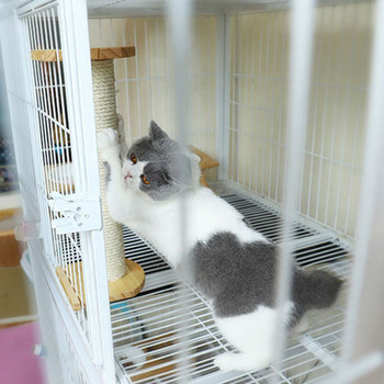 Επιτοίχια γάτα γρατσουνιστικού στύλου Ξύλινο παιχνίδι για γάτα αναρριχώμενο πλαίσιο Ξυστό Παιχνίδι τοίχου Προστατευτικό επίπλων ακονίσματος γάτας
