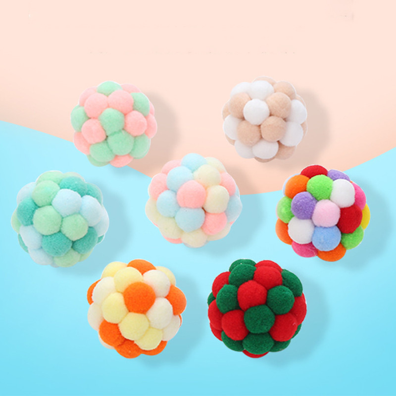 Ručno izrađene smiješne mačke Igračke s loptom za skakutanje Mačići Plišana lopta zvono Miš Igračka Planet Ball Igračke za žvakanje mačaka Interaktivni dodaci za kućne ljubimce