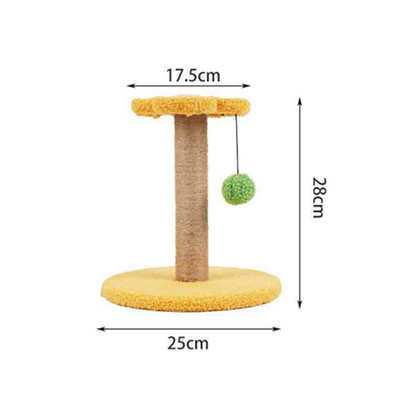 Mačje drvo od sisala s grebalicom Mačić Toranj za grebanje kućnih ljubimaca Igračka s loptom Mačke grebaju drveće Toranj za penjanje Zaštita za kauč