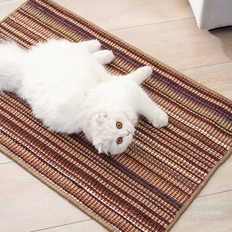 Kassikraabits Sisalmati tahvel kriimustus küünte teritamiseks Kaabits Kassimänguasjad Toolilaud Diivanmatid Mööblikaitse Lemmikloomatarbed