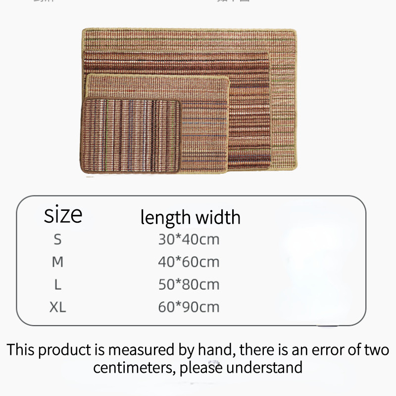 Kassikraabits Sisalmati tahvel kriimustus küünte teritamiseks Kaabits Kassimänguasjad Toolilaud Diivanmatid Mööblikaitse Lemmikloomatarbed