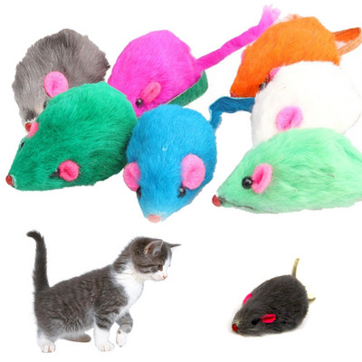 1kom igračka za mačke Štap od perja sa zvonom Igračke za kavez za miša Plastične umjetne šarene igračke za mačke Nabavka za kućne ljubimce Nasumične boje