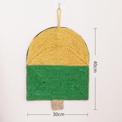 Sisal Cat Scratcher Board Cat Scratching Post Mat Παιχνίδι Κρεβάτι Πατάκι Ακονιστήρι με νύχια Ξύστρες για γάτες Τρίψιμο Μαξιλαράκι νυχιών Έπιπλα για κατοικίδια