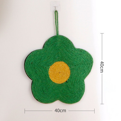 Sisal Cat Scratcher Board Cat Scratching Post Mat Παιχνίδι Κρεβάτι Πατάκι Ακονιστήρι με νύχια Ξύστρες για γάτες Τρίψιμο Μαξιλαράκι νυχιών Έπιπλα για κατοικίδια