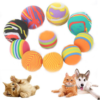Cat Toys Teaser Ball Training Διασκέδαση Έξυπνα παιχνίδια για γάτες Διαδραστικά πολύχρωμα παιχνίδια με μπάλα Γάτες Παιχνίδι μπάλα για κατοικίδια για γατάκι