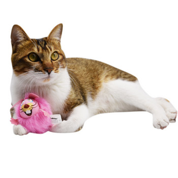 Χαριτωμένο βελούδινο ποντίκι Φυσικό παζλ Catnip Παιχνίδι γάτα Παιχνίδι Αστεία παιχνίδια Μαλακή μπάλα Διαδραστική Προμήθειες για κατοικίδια γατάκια Dropshipping Χονδρική