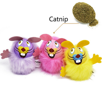 Χαριτωμένο βελούδινο ποντίκι Φυσικό παζλ Catnip Παιχνίδι γάτα Παιχνίδι Αστεία παιχνίδια Μαλακή μπάλα Διαδραστική Προμήθειες για κατοικίδια γατάκια Dropshipping Χονδρική