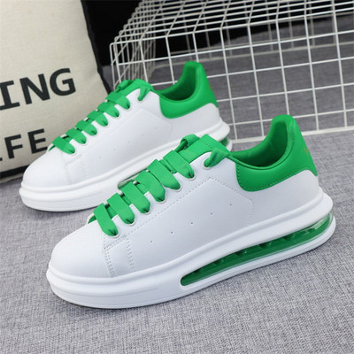 Elegantne ženske tenisice od eko kože sa vezicama i natpisom