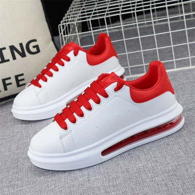 Elegantne ženske tenisice od eko kože sa vezicama i natpisom