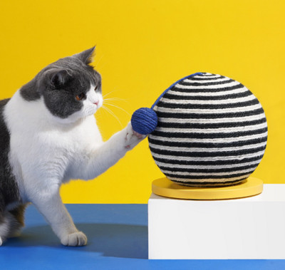 Placă de zgâriat pisică jucărie verticală pentru pisici, roată fierbinte, din lemn, pentru zgâriere