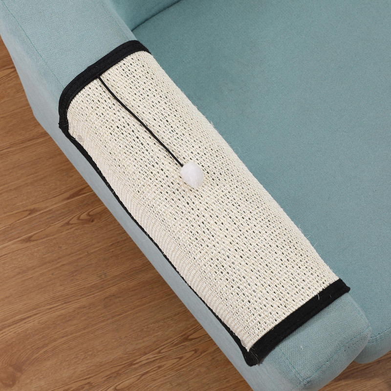 Covorașe de zgâriat pentru pisici din sisal natural Tampă de zgâriat Gheare pentru pisici de interior Protejează covoare pentru scaun, podea, scări, canapea, scaun