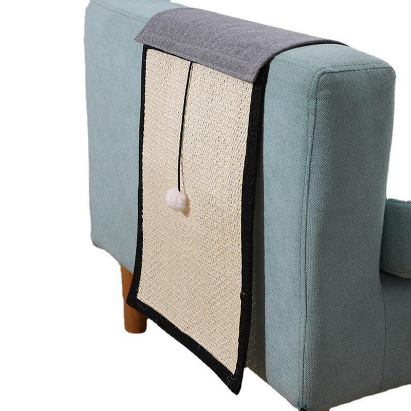 Covorașe de zgâriat pentru pisici din sisal natural Tampă de zgâriat Gheare pentru pisici de interior Protejează covoare pentru scaun, podea, scări, canapea, scaun