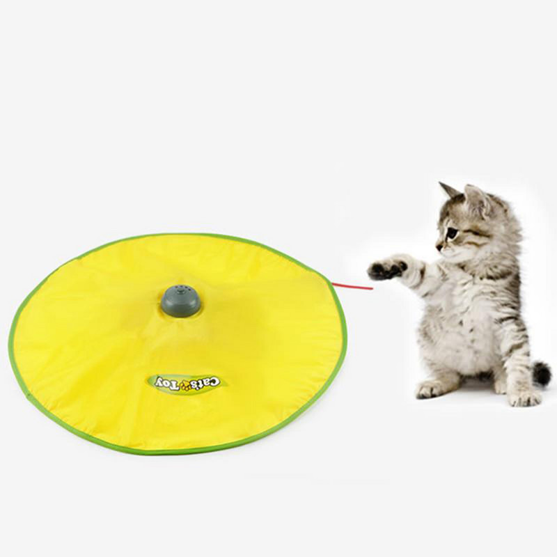 4 brzine Automatske smiješne igračke za mačke Electric Motion Undercover Fabric Moving Mouse Feather Interactive Toy For Cat Kitty Pet Toy