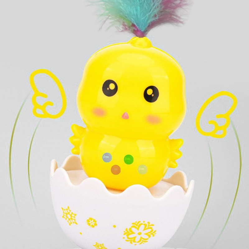 Automātiskās kaķu rotaļlietas Tumbler Spēles Interaktīva, jautra ķircinātāja spalvu zizlis, noturība pret skrāpējumiem, kaķu ķeršana, aksesuāri mājdzīvnieku piederumi