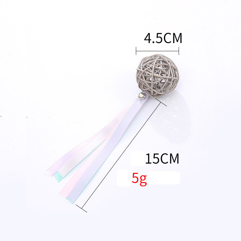 Αστείο παιχνίδι με μπάλες γάτας με καμπάνες Πολύχρωμα διαδραστικά προϊόντα κατοικίδιων για γατάκι Χαριτωμένα αξεσουάρ για γάτες με γατούλες Προμήθειες για κατοικίδια