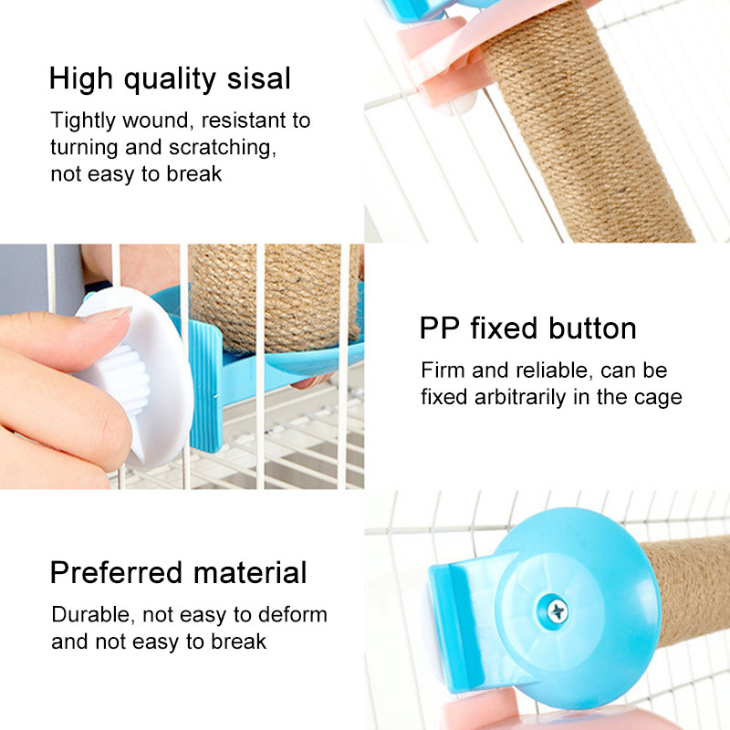 Ξύσιμο πόλος γάτας για Cat Cage House Cat Tree Tower Αντικατάσταση σκελετού αναρρίχησης γάτας σιζάλ Έπιπλα παιχνίδι γρατσουνιάς με σχοινί γατάκι