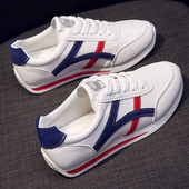 Casual γυναικεία sneakers από οικολογικό δέρμα - τριών χρωμάτων