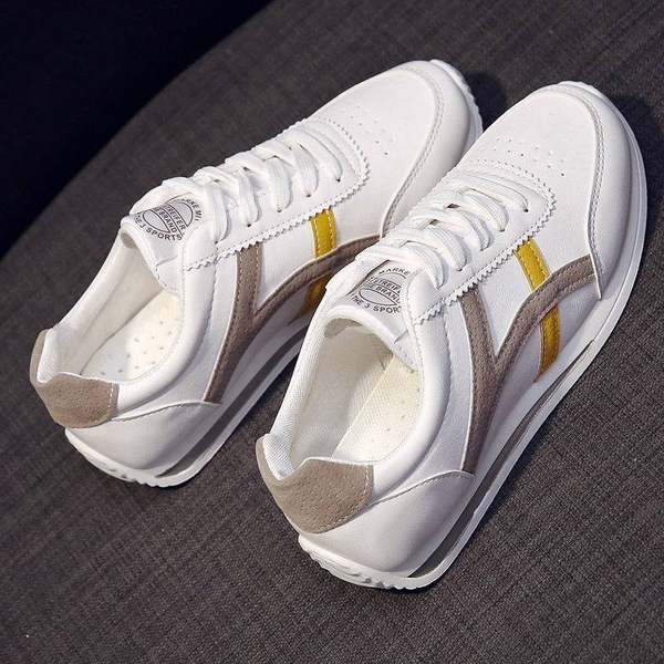 Casual γυναικεία sneakers από οικολογικό δέρμα - τριών χρωμάτων