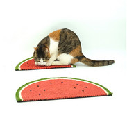 Daska za grebanje od lubenice od sisala Podloga za grebanje Igračka za mačke Kandža za brušenje