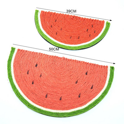 Daska za grebanje od lubenice od sisala Podloga za grebanje Igračka za mačke Kandža za brušenje