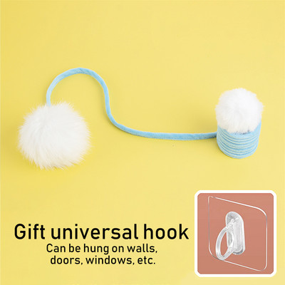 Palus kassimänguasi Lifting Motion Bouncy Ball Catnip Bell`iga Interaktiivne kassimänguasi Naljakas teleskoopnärimine Mängivad mänguasjad lemmikloomatooted