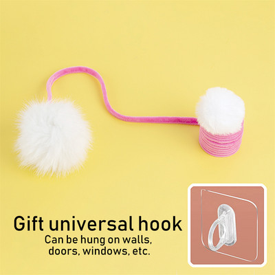 Palus kassimänguasi Lifting Motion Bouncy Ball Catnip Bell`iga Interaktiivne kassimänguasi Naljakas teleskoopnärimine Mängivad mänguasjad lemmikloomatooted