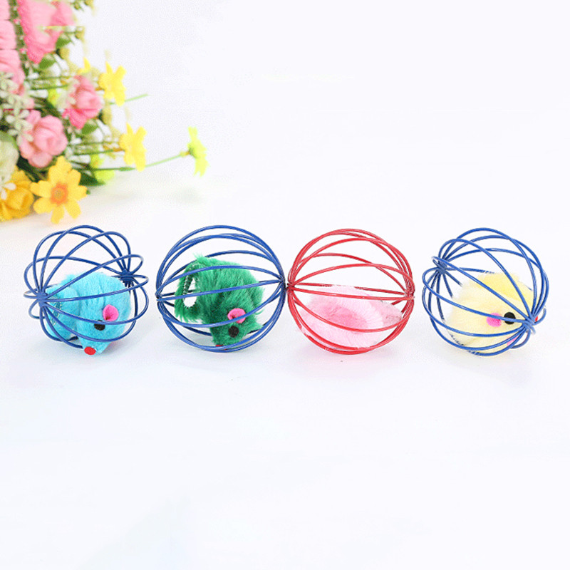 Jucării drăguțe de primăvară pentru pisici, late, rezistente, din plastic, cu arcuri colorate, jucării pentru pisici, set de accesorii pentru animale de companie